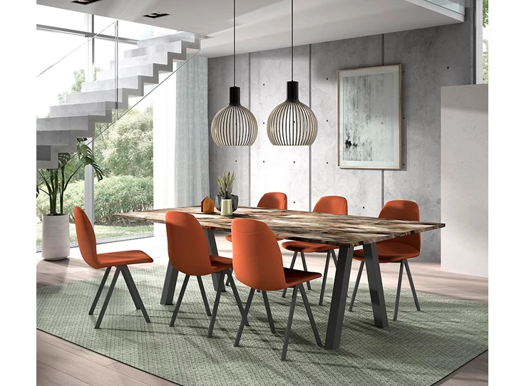 Ona perfecta modern nieuw keukenstoel epoxy onderstel vele combinaties