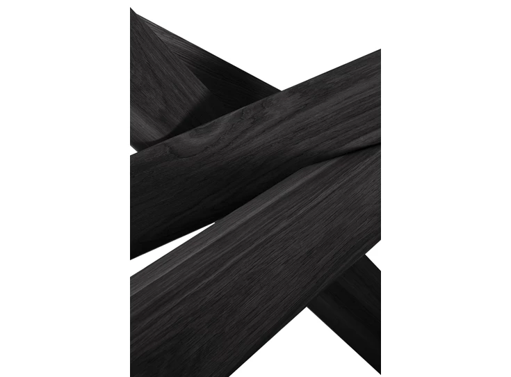 Detail Ronde eettafel Oak Mikado Black Round Dining Table 50547 Ethnicraft