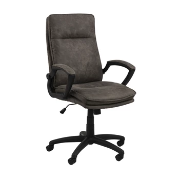 Brad 86171 voorzijde bureaustoel antraciet stof preston actona budget armleuning desk chair