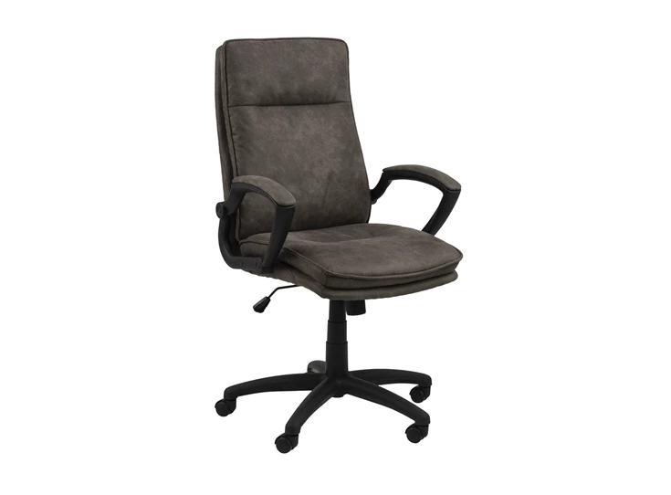 Brad 86171 voorzijde bureaustoel antraciet stof preston actona budget armleuning desk chair