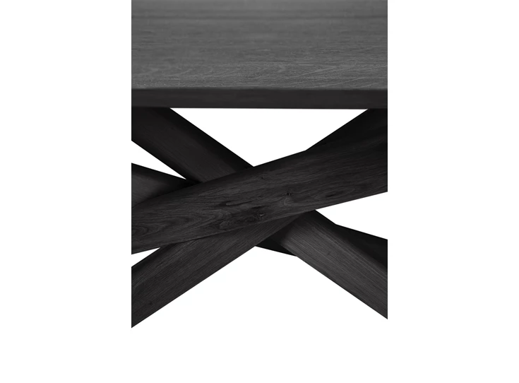 Inzoom Ovale eettafel Oak Mikado Oval Black Dining Table 50186 Ethnicraft