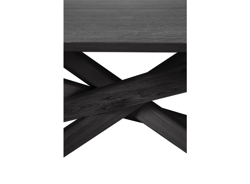 Inzoom Ovale eettafel Oak Mikado Oval Black Dining Table 50186 Ethnicraft