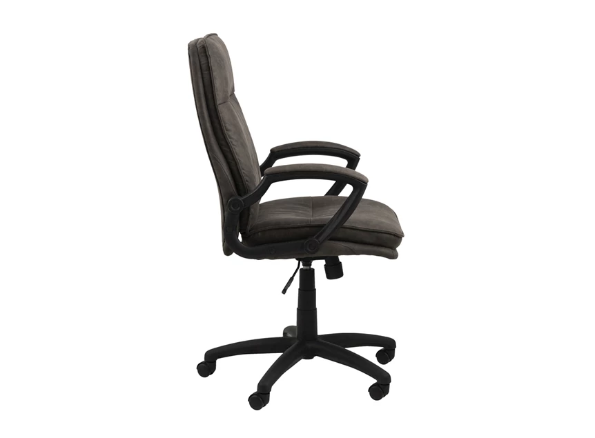 Brad preston desk chair 86171 zijkant bureaustoel antraciet stof actona budget armleuning