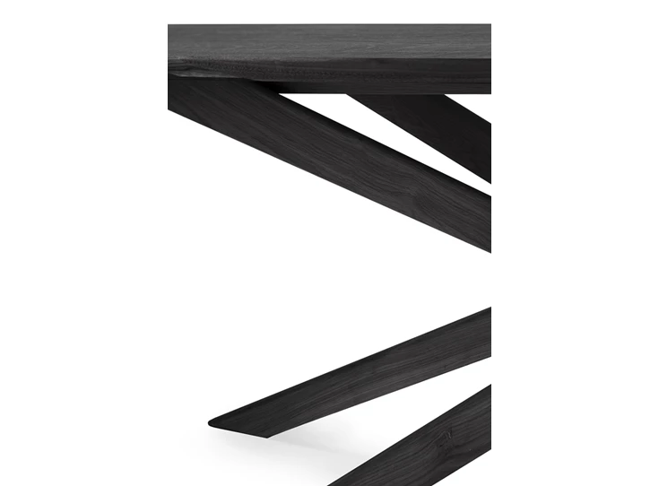 Zijde Ovale eettafel Oak Mikado Oval Black Dining Table 50186 Ethnicraft