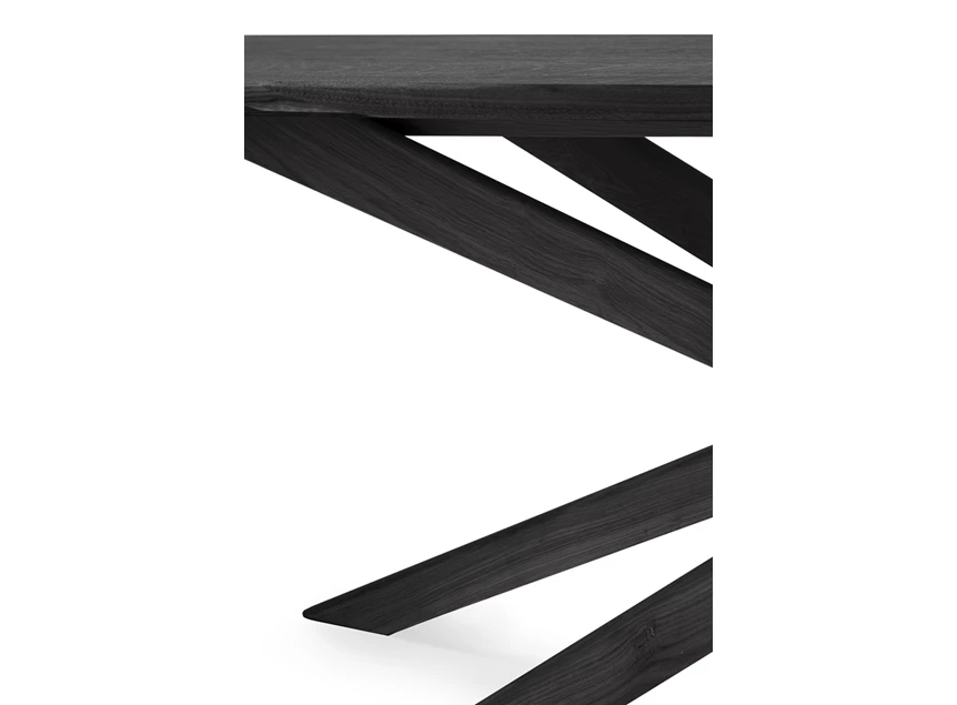 Zijde Ovale eettafel Oak Mikado Oval Black Dining Table 50186 Ethnicraft