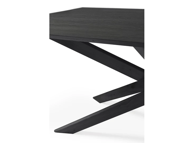 Inzoom Eettafel Oak Mikado Black Dining Table 50176 Ethnicraft