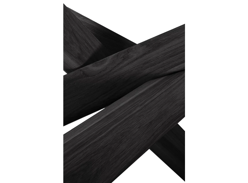 Detail Eettafel Oak Mikado Black Dining Table 50176 Ethnicraft