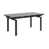 huddersfield 20033 table ceramic fairbanks 160 tot 240 verlengbaar black zwart keramiek
