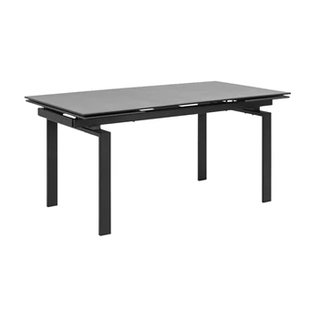 huddersfield 20033 table ceramic fairbanks 160 tot 240 verlengbaar black zwart keramiek