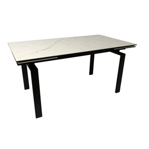 Huddersfield 20097 ceramic keramiek wit 120 tot 200cm white slijtvast actona verlengbaar