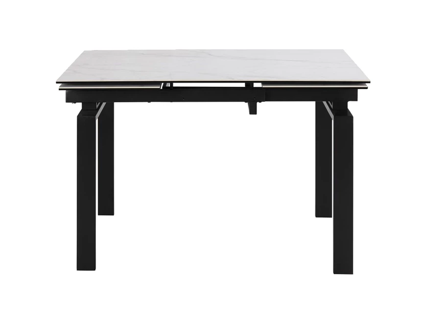 Huddersfield 120 tot 200cm white keramiek slijtvast actona verlengbaar 20097 ceramic wit