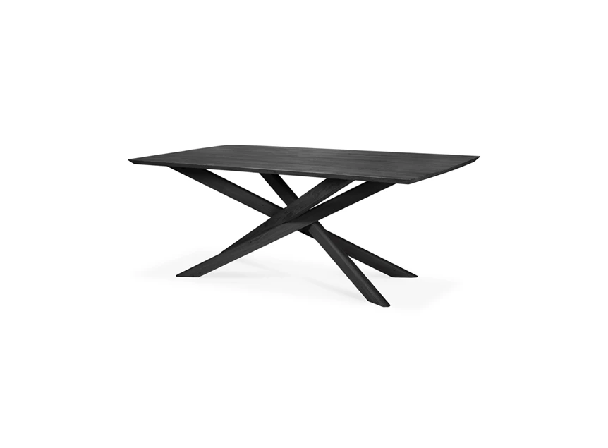 Zijkant Eettafel Oak Mikado Black Dining Table 50174 Ethnicraft
