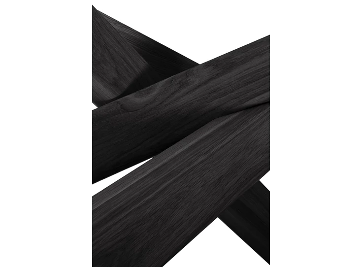 Detail Eettafel Oak Mikado Black Dining Table 50174 Ethnicraft