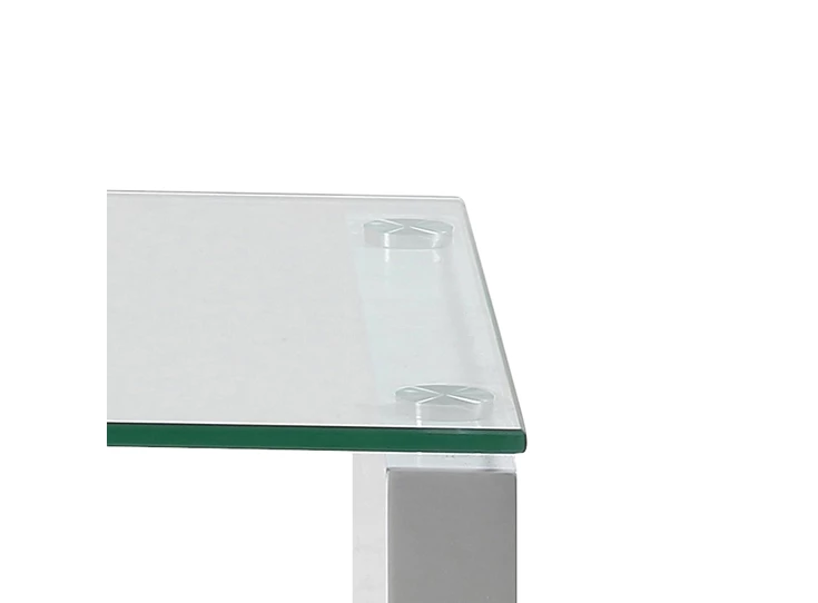 Tupit high gloss white clear glass 60821 actona hoogglans wit transparant bijzettafel glazen blad