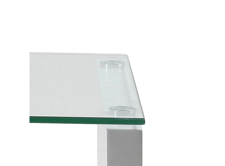 Tupit high gloss white clear glass 60821 actona hoogglans wit transparant bijzettafel glazen blad