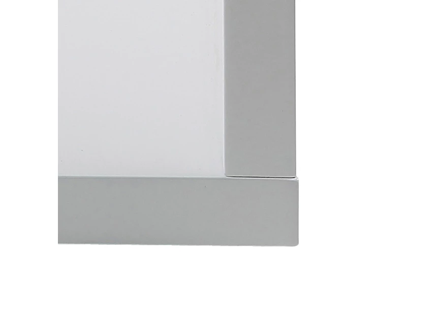 Tupit high gloss wit transparant bijzettafel glazen blad white clear glass 60821 actona hoogglans