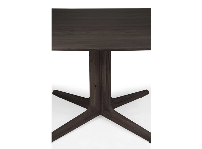 Detail Vierkante eettafel Oak Corto Brown Dining Table 50998 Ethnicraft