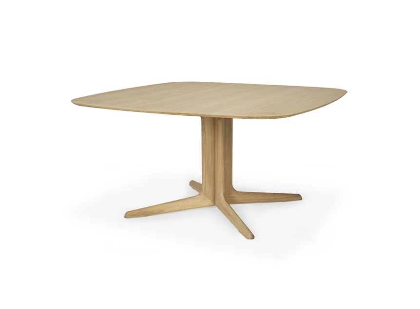 Zijkant Vierkante eettafel Oak Corto Dining Table 50997 Ethnicraft