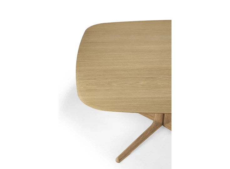 Bovenkant Vierkante eettafel Oak Corto Dining Table 50997 Ethnicraft