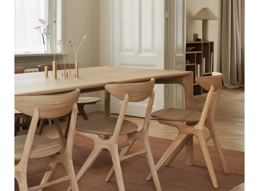 Sfeerfoto Rechthoekige eettafel Oak Pi Dining Table 51330 Ethnicraft
