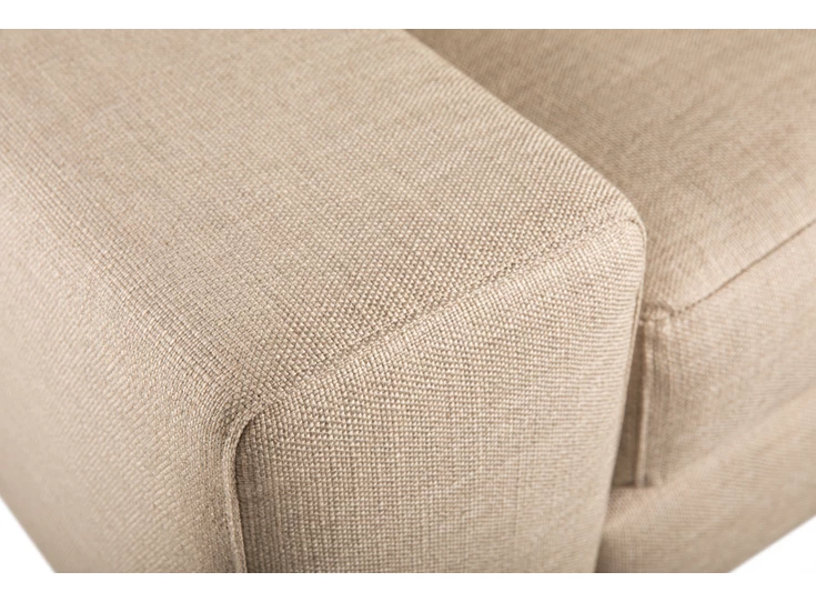 Detail Salon Cyan 4-zit met dormeuze stof Cartel Living