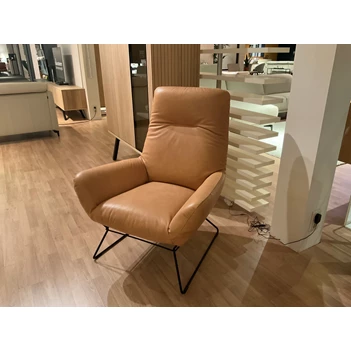 Bijzetztel Basic in leder.