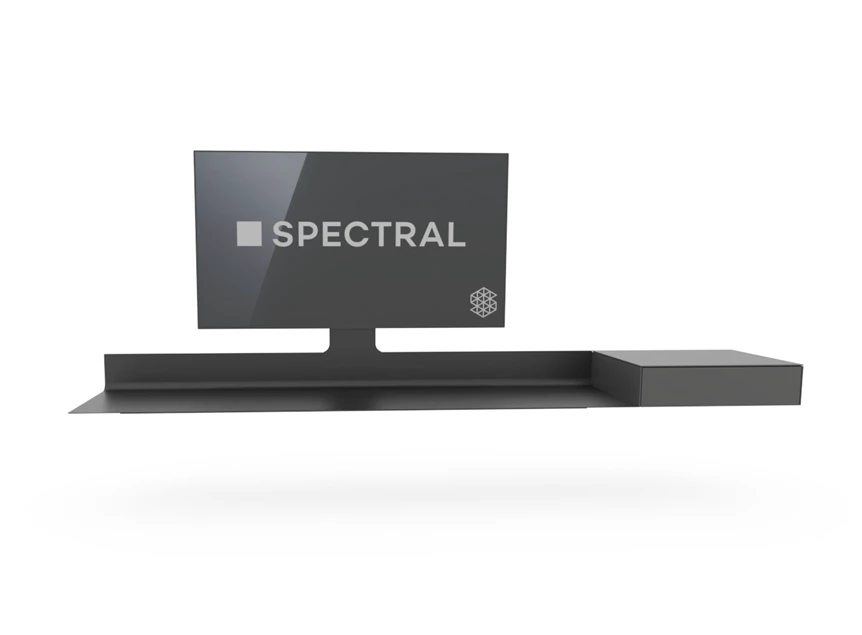 Tv-meubel Air 4 All metaal zwart Spectral