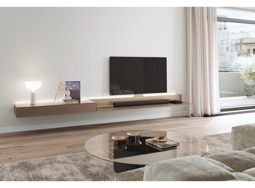 Sfeerfoto Tv-meubel Air 4 All 320cm champagne Spectral
