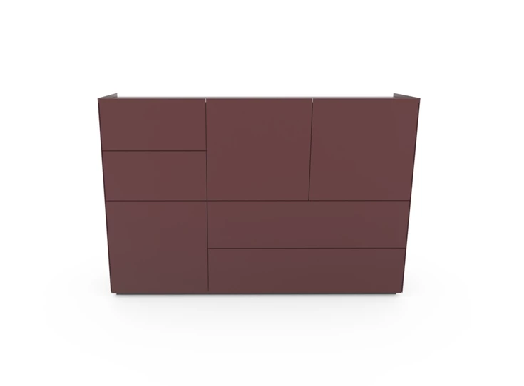 Barkast Side mat glas op sokkel Spectral