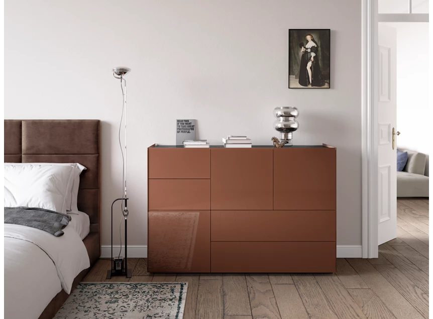 Sfeerfoto Barkast Side mat glas op sokkel Spectral