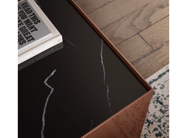 Detail Barkast Side mat glas op sokkel Spectral