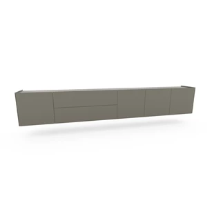 Hangende dressoir Side metallic glass champagne Spectral