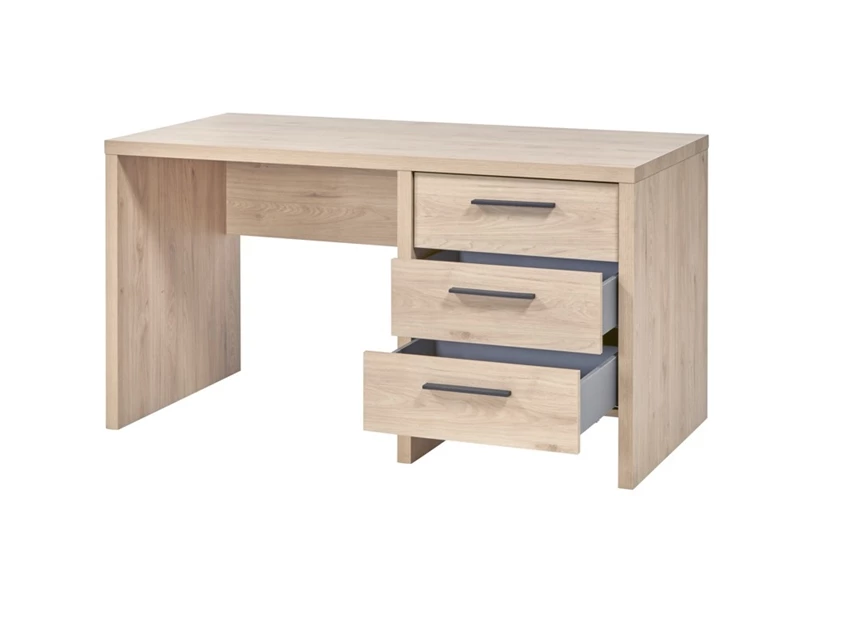 viola bureau castella hout imitatie 3 laden open