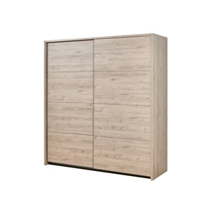 viola schuifdeurkast 2 deuren vol 200cm slaapkamer kledingkast castella imitatiehout gesloten