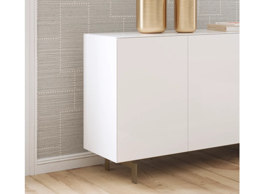 Detail Staande dressoir Side blinkend glas white poot Blade Spectral