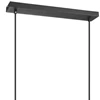33684 5 lampen e27 luster eglo blackcrown promo zwart staal hanglamp industrieel
