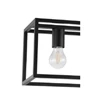 33684 5 lampen promo zwart staal hanglamp industrieel e27 luster eglo blackcrown