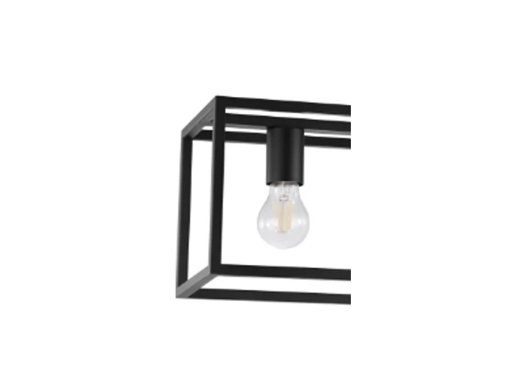 33684 5 lampen promo zwart staal hanglamp industrieel e27 luster eglo blackcrown