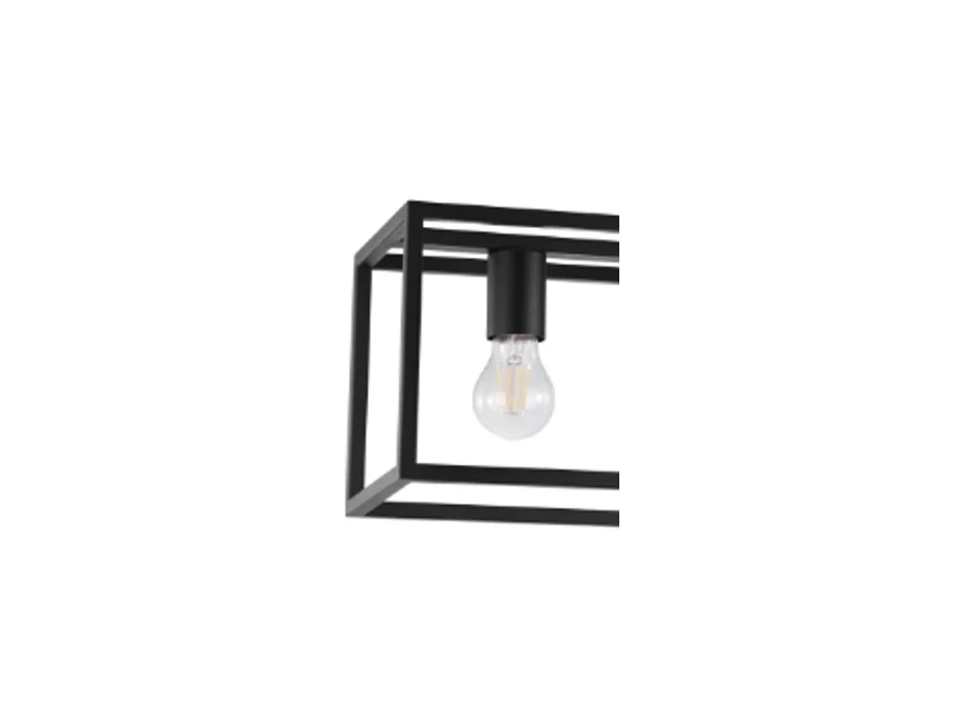 33684 5 lampen promo zwart staal hanglamp industrieel e27 luster eglo blackcrown