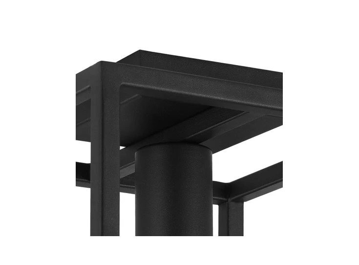 33688 modern eglo zwart staal promo budget plafondlamp plafonnière blackcrown industrieel