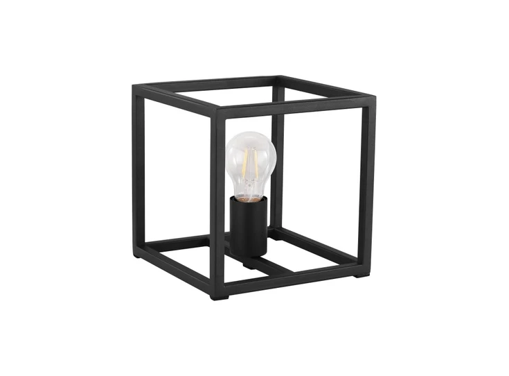 33689 tafellamp promo blackcrown zwart staal industrieel eglo modern budget