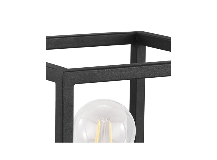 33689 tafellamp zwart staal industrieel eglo modern budget promo blackcrown