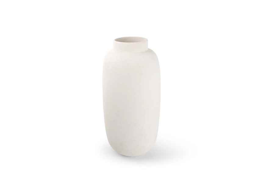 Vaas wit bullet 23,5xH49,5cm vooraanzicht