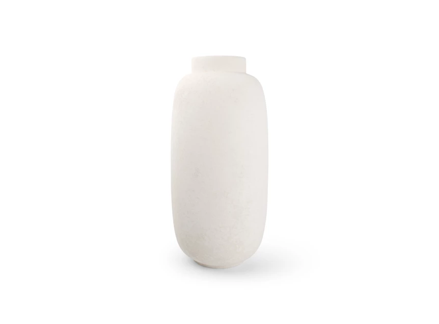 Vaas wit bullet 23,5xH49,5cm achteraanzicht
