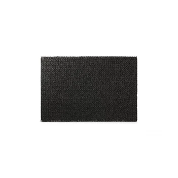 zwarte geweven placemat Tabletop 45x30cm - bovenaanzicht