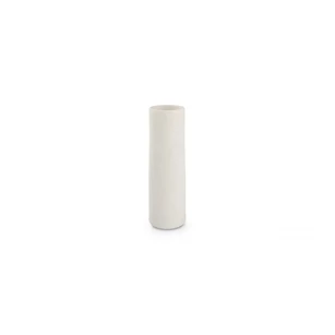Witte cone vaas 10xH30cm vooraanzicht 820209 Salt en Pepper