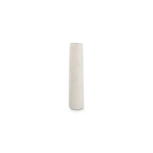 Witte Cone vaas 10xH40cm vooraanzicht 820210 Salt en Pepper