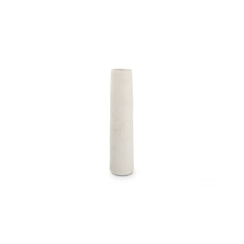 Witte Cone vaas 10xH40cm vooraanzicht 820210 Salt en Pepper