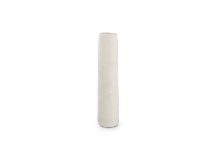 Witte Cone vaas 10xH40cm vooraanzicht 820210 Salt en Pepper