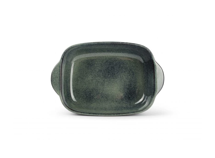 Meridian groen/blauw ovenschaal 32/25,5x20,5xH7cm bovenaanzicht 850618 Salt en Pepper